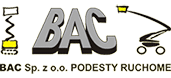 Logo BAC Polska - Sprzedaż Podnośników Podestów Ruchomych Nożycowych Zoomlion