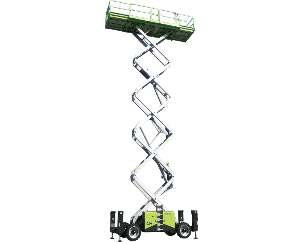 Podnośnik nożycowy diesel ZOOMLION ZS1623RT - BAC Polska - Sprzedaż Podnośników Podestów Ruchomych Nożycowych